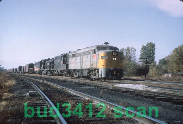 L&N Louisville & Nashville FA #351 at E St Louis IL 1964 DUPLICATE Slide!