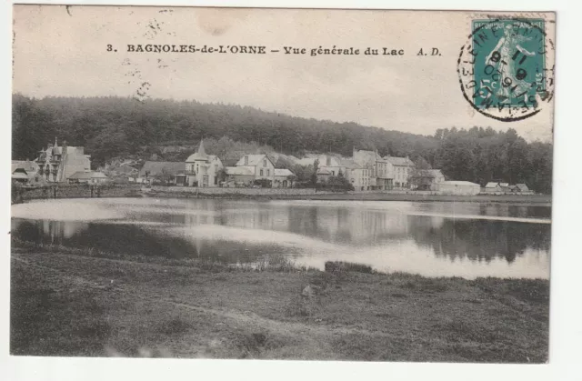 BAGNOLES DE L'ORNE - Orne - CPA 61 - view of the lake