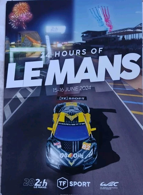 24 HEURES DU MANS 2025 CARD CARTE Michael KRISTENSEN Posche N° 5 EUR 2