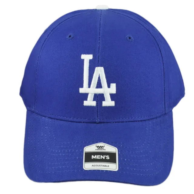 MLB Fan Favorite La Los Angeles Dodgers Adulto Blu Strutturato Regolabile Cuffia