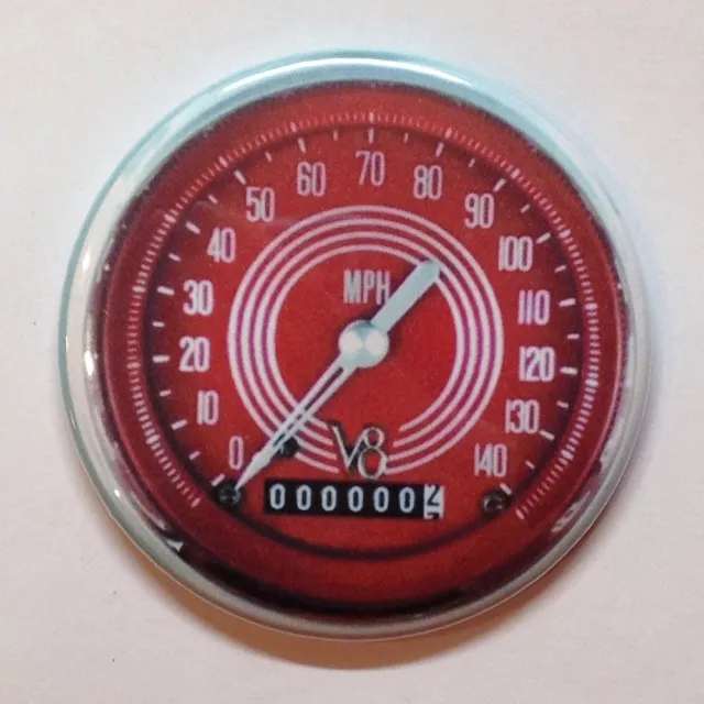 Speedometer Vintage Style Advertising Pocket Mirror