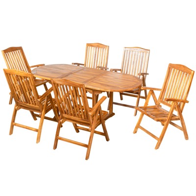 Teck certifié traité à Base d'eau ib style® Royal Teak chaises Pliantes Lot DE 2 