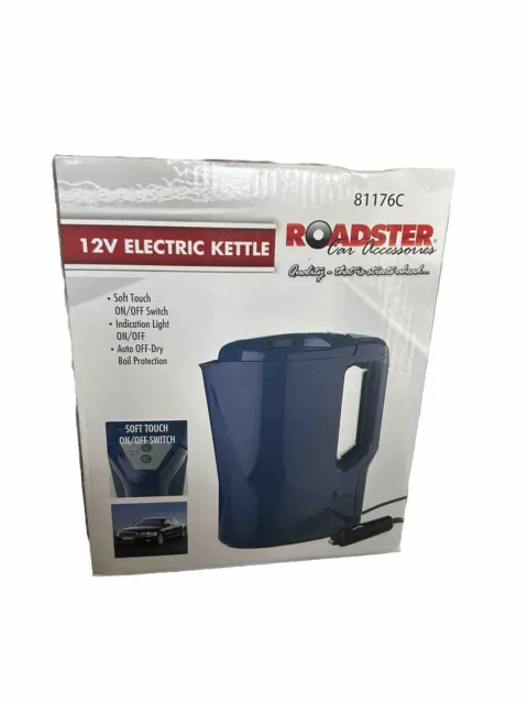 12 V Electric Kettle Car Van Lorry Soft Touch On/off