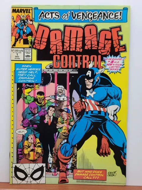 DAMAGE CONTROL 1 1989 Marvel Comics 9.0 VF/NM 4012
