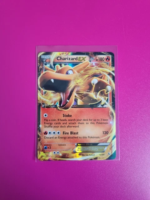 Pokemon Charizard EX XY Flashfire 11/106 Near Mint - Mint