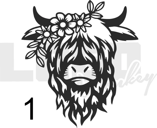 Scotland Caravan Sticker HUGE SCOTTISH HIGHLAND Cow Decal Sticker Caravan Motorhome £29.99 ...