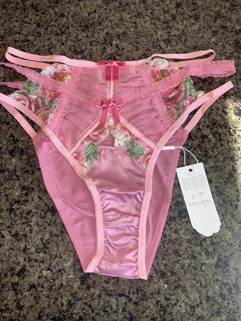 FOR LOVE & Lemons Victorias Secret Needle Point Roses High Waist Cheeky