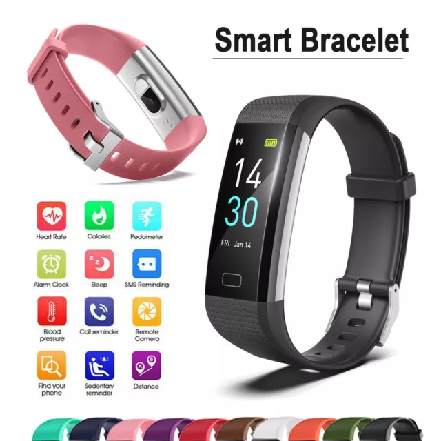 Smart Watch fitness tracker sport orologio cinturino impermeabile frequenza cardiaca cardiofrequenzimetro