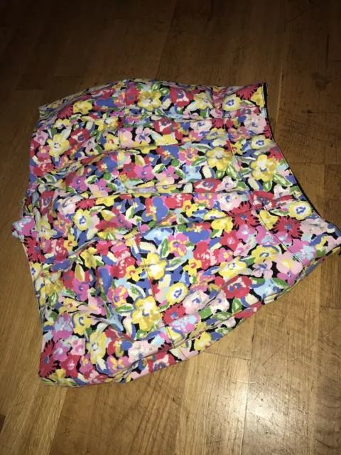 River Island Multicoloured Floral Above The Knee Pencil Skirt Size Uk 8