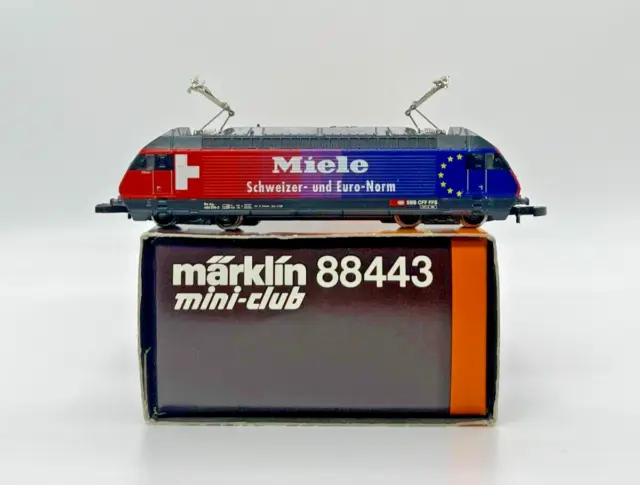 Locomotora eléctrica Z Scale Marklin Mini-Club 88443 BR 460 caja original