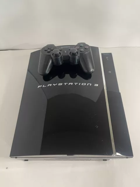 SONY PLAYSTATION 3 FAT PS3 CECHE01 80GB Backwards Compatible Game ...