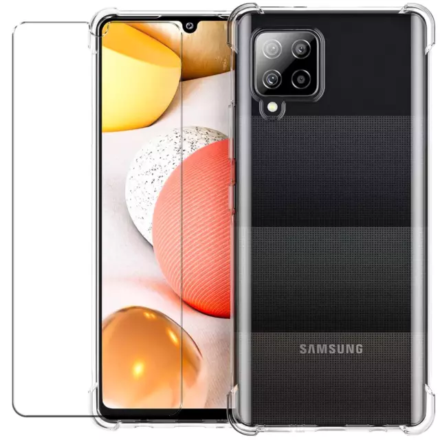 Coque +Film écran verre trempé Pour Samsung Galaxy A42 5G