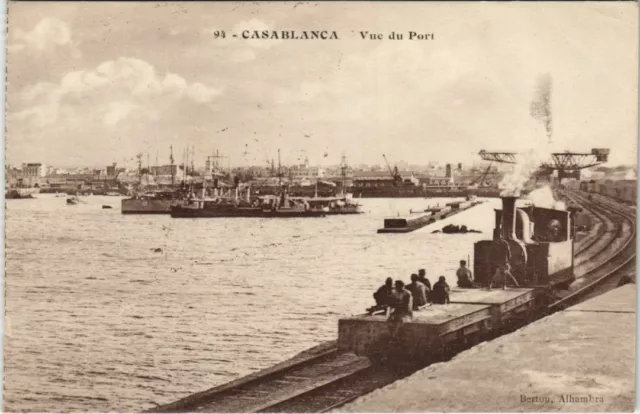 CPA AK CASABLANCA Port View Morocco (23260)