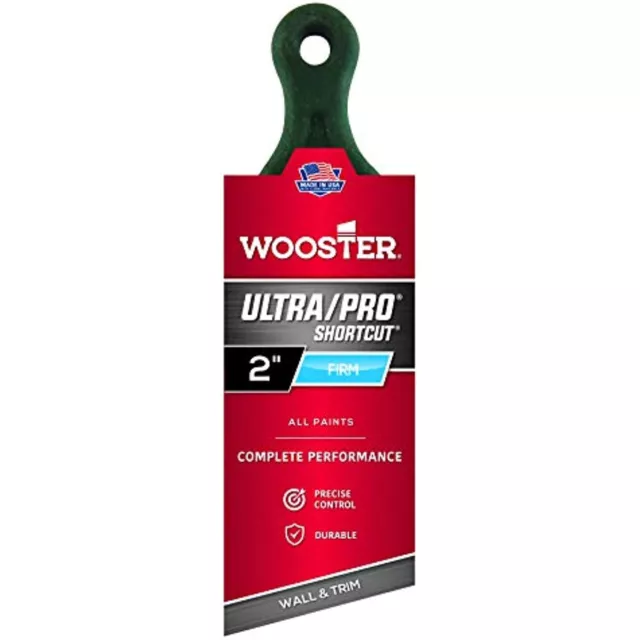 Wooster Brush 4187-2 Ultra/Pro Firm Shortcut Angle Sash Paintbrush, 2-Inch
