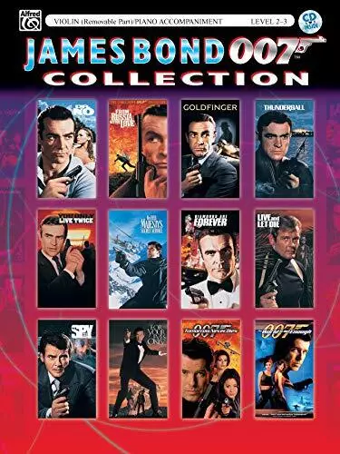 James Bond 007 Collection for Strings: Violin (with Piano Acc.) (Book & CD), Sta