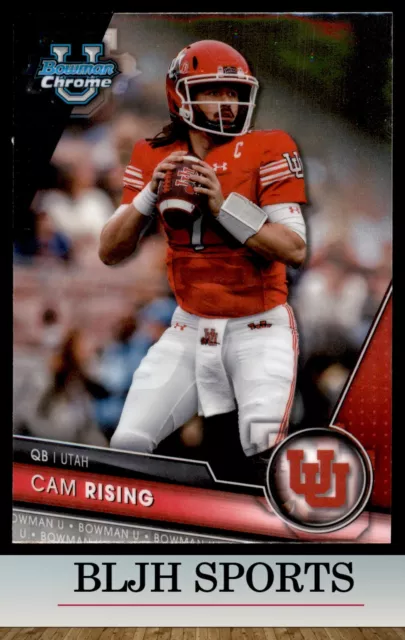 2023 Bowman Chrome U #198 Cam Rising Utah   (2A7)