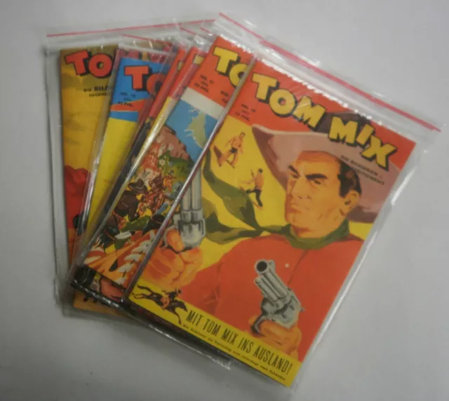 Auswahl von Tom Mix Comics Nr. 10 bis Nr. 18 – Hethke ND