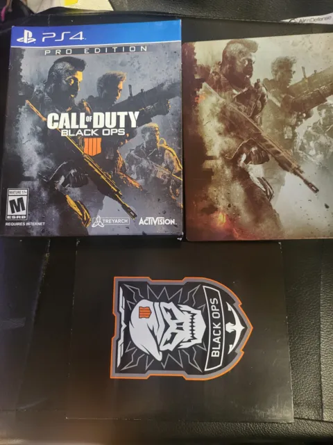 Call of Duty: Black Ops IIII(Sony Playstation 4)PS4-Pro Edition Steelbook w/Game