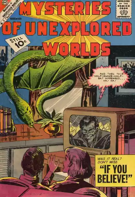 Mysteries of Unexplored Worlds #27 VG; Charlton | low grade - November 1961 snak