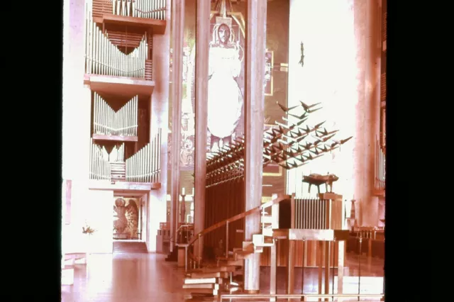 Vintage 1970'S Coventry Cathedral-Uk-Professional Slides X 5--Free Postage