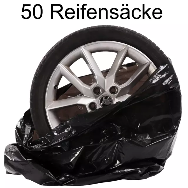 50 Reifensäcke schwarz Reifensack Reifenbeutel Reifentüten Reifenschutz Reifen