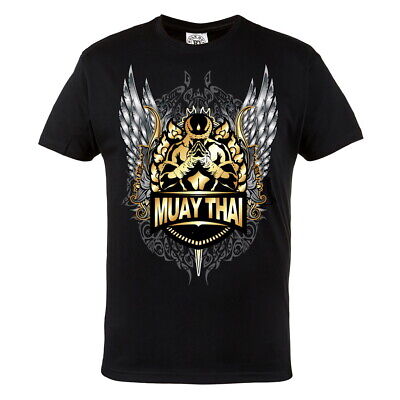 Herren T-Shirt Mit Aufdruck Muay Thai Martial Arts Kampfkunst Für Ein Geschenk