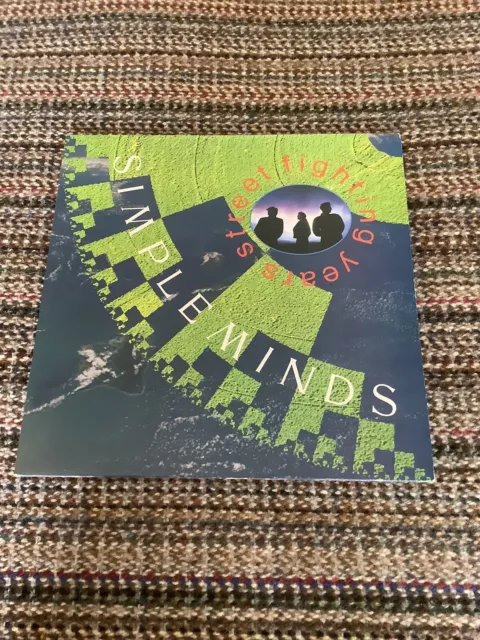 Simple Minds 1989 Vinyl Lp “Street Fighting Years” Excellent Condition