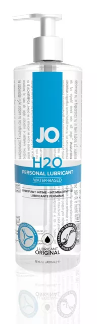 System JO H2O Base Al Agua Lubricante Personal Íntimo Duradero 473ml 480ML