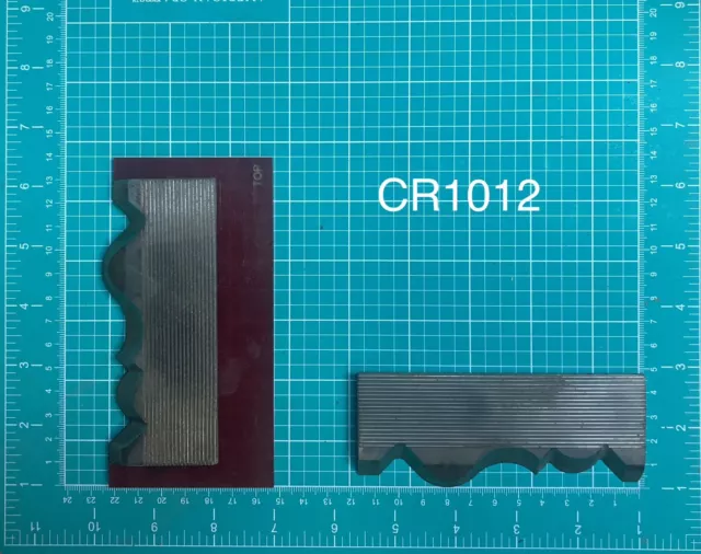 5/16 Corrugated High Speed Steel Molding Knives - Crown Molding Profile -