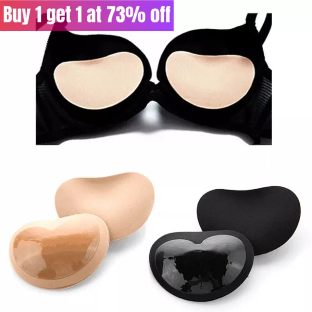 Push Up Bra Pads Silicone Gel Breast Enhancers Bikini Chicken Fillets  Inserts ‖