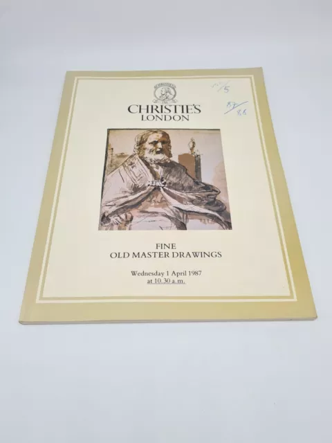 Christie's Auction Catalogue 1987 Fine Old Master Drawings