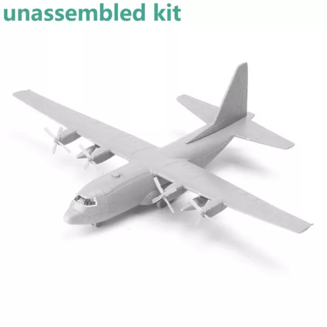 1:144 US C-130 Hercules Transportflugzeug 4D Militärflugzeug Modell unmontierter