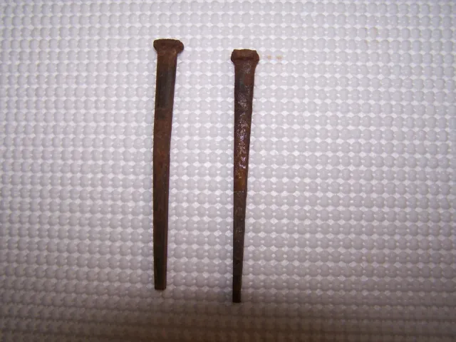 Mid through late 1800's, 4" nails from Fort Dodge Iowa.