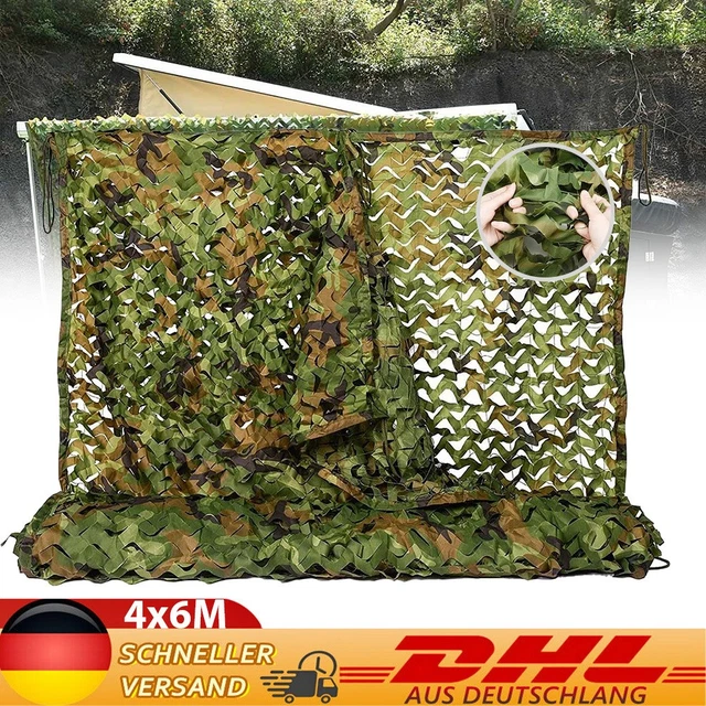 4*5M Camouflage Jagd Tarnnetz Armee Army Tarnung Camo Hunter Military Net DHL