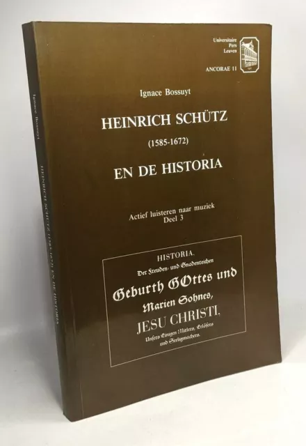 Heinrich Schütz 1585-1672 en de historia actief luisteren naar muziek DEEL 3