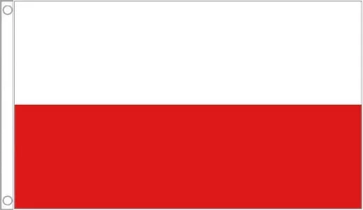 POLAND FLAG 5' x 3' Polish Flags Pole Europe European