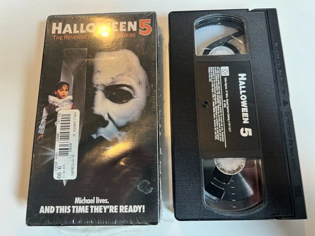 Halloween 5 Resurrection Of Michael Myers VHS Horror 1989 Still in shrink wrap!