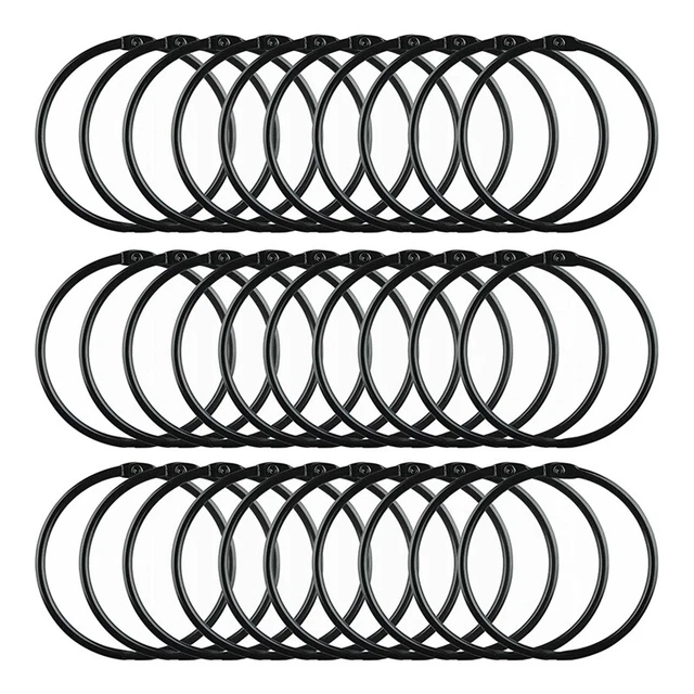 30 pezzi anelli per tende doccia, ganci rotondi per tenda doccia per bagno, decorazione W8Y6