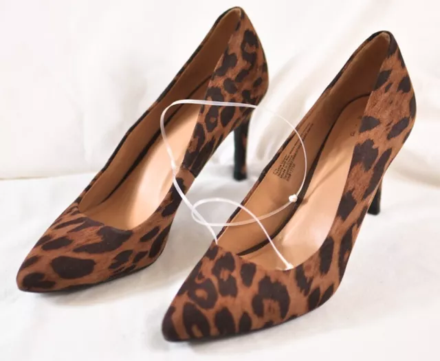 women's gorgeous leopard print high heels size 6 1/2 by A New Day classy neutral