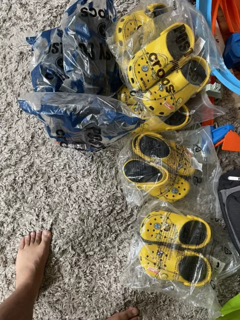 RARE POST MALONE Yellow Crocs Dimitri X Barb Wire Mens Size 10 12W