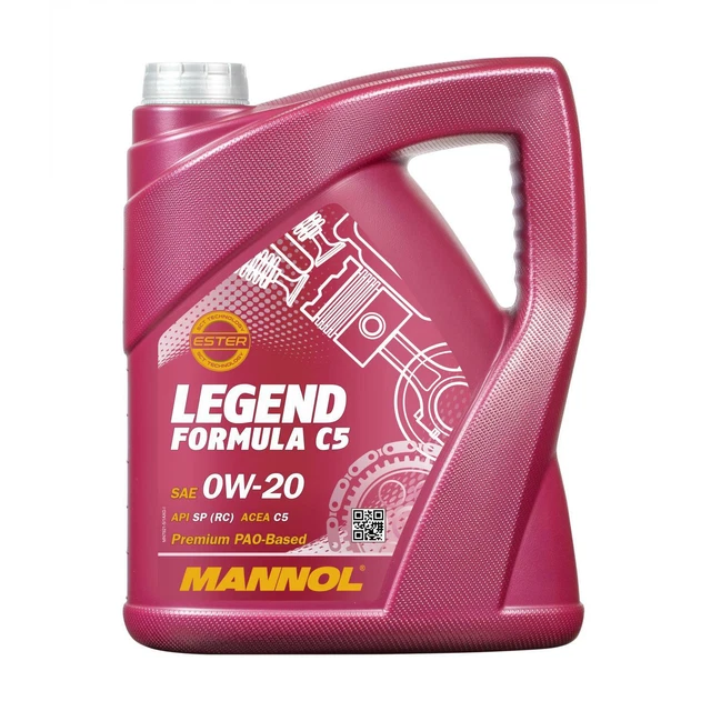 OLIO MOTORE 20 Litri MANNOL 0W-20 Legend Formula C5 ACEA C5 API SP (RC) Sintetico EUR 74,30 - IT - Foto 5