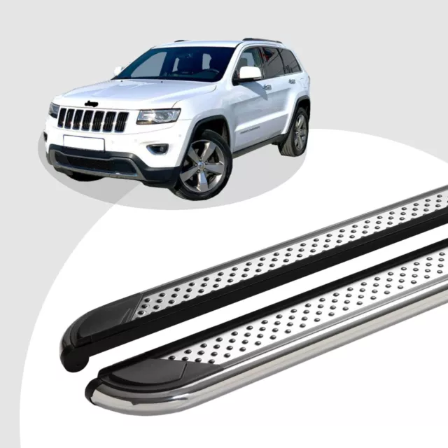 Trittbretter passend für Jeep Grand Cherokee ab 06/2010 MYDO Chrom ABE