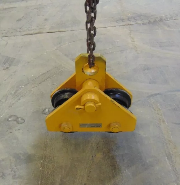 Yale Flp Trolley, 4 Ton, 4 1/2" To 7" Beam Size, 2 1/2" Shackle Hole Diameter