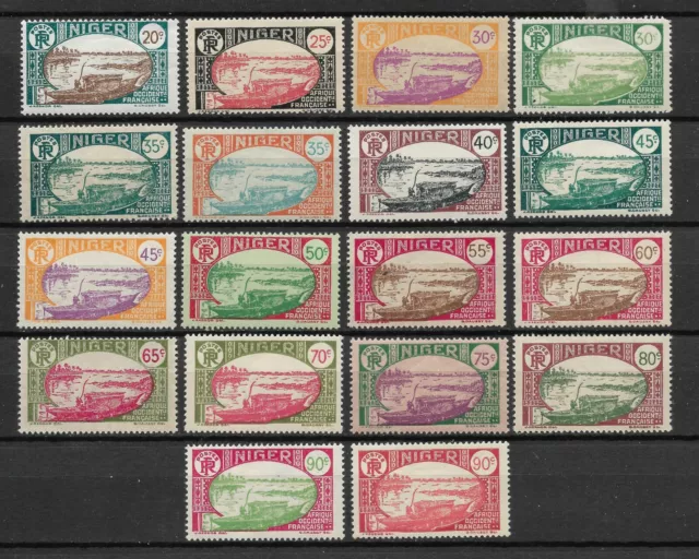 French colony NIGER. Complete series of 18 new stamps *&** 1926 (8174°