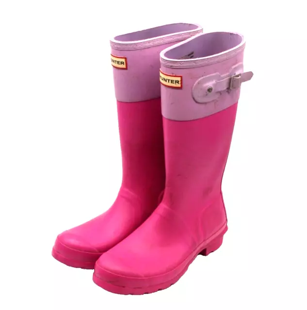 Pink hunter wellies clearance size 5