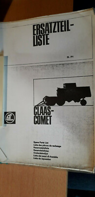 catalogue de pièces ersatzteil SL MAXI Claas moissonneuse DOMINATOR 98 SL/S 