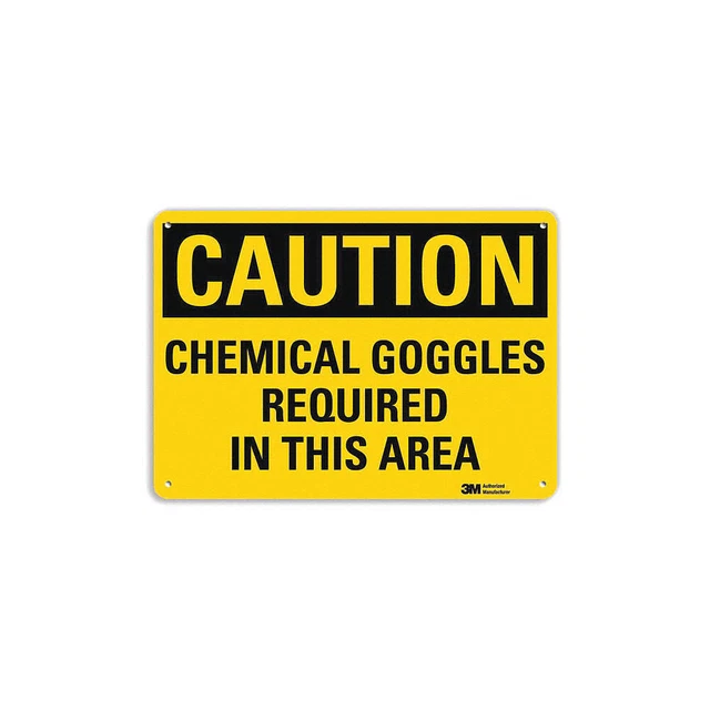 LYLE U4-1112-RA_14X10 Caution Sign,10 inx14 in,Aluminum