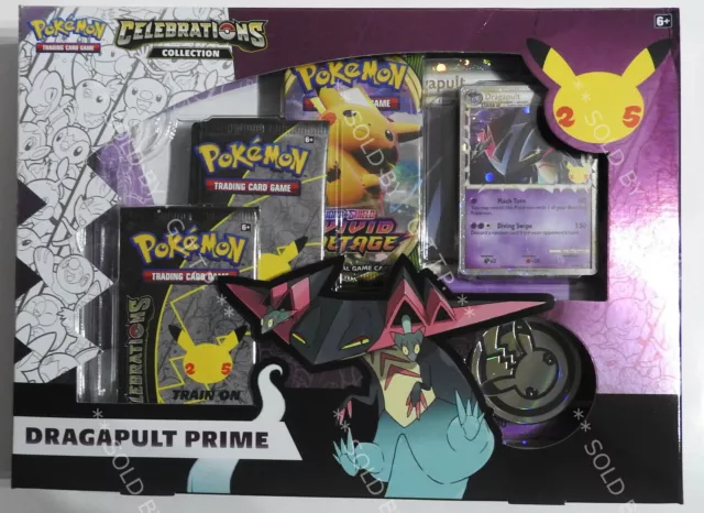 Pokemon Celebrations Collection Dragapult Prime Box- 2021