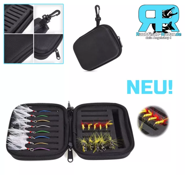 Angeltasche für Spoons und Fliegen / Spoontasche / Fliegentasche - Köderbox NEU!