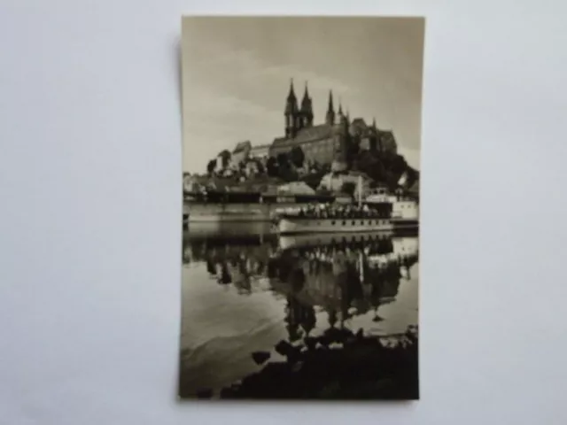 Alte Postkarte Ansichtskarte AK Meißen Elbe Albrechtsburg und Dom